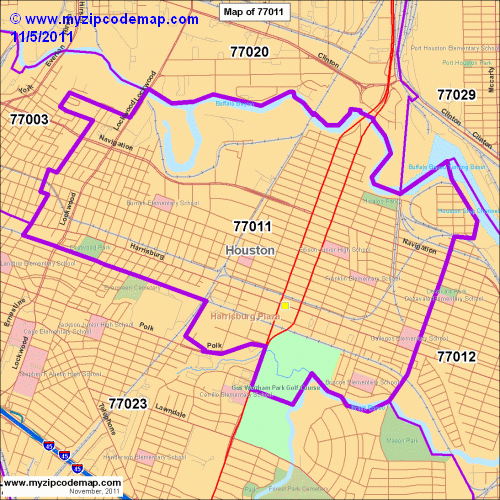 map of 77011