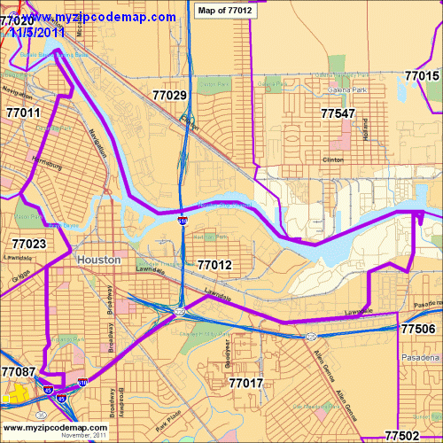 map of 77012