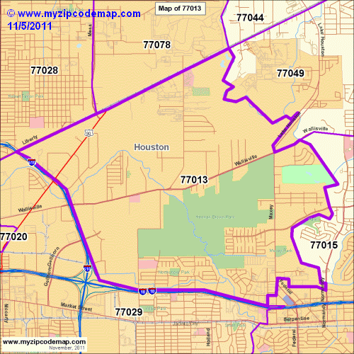 map of 77013