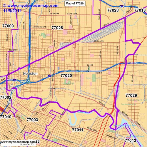 map of 77020