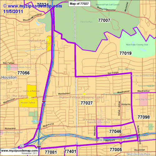 map of 77027