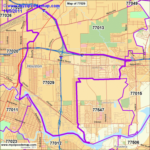 map of 77029