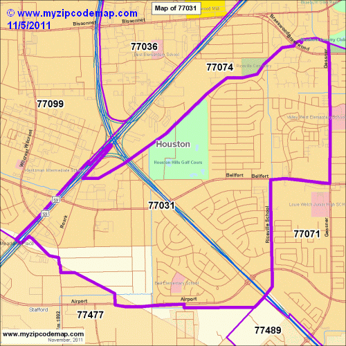 map of 77031