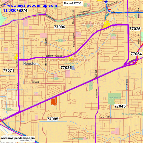 map of 77035