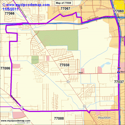 map of 77038