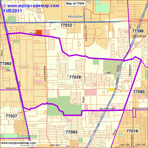 map of 77039