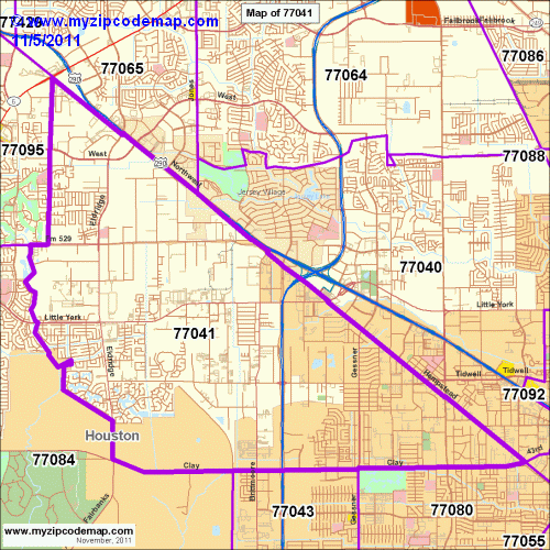 map of 77041