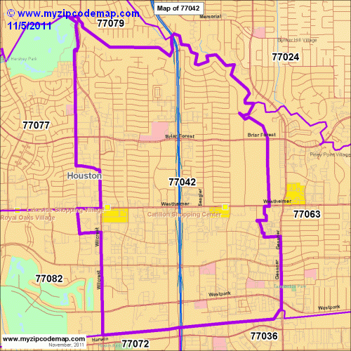 map of 77042