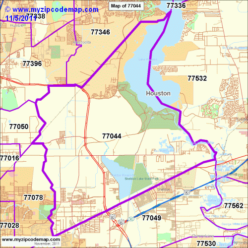 map of 77044