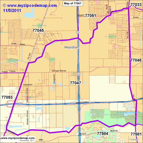 map of 77047