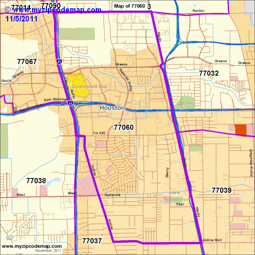 map of 77060