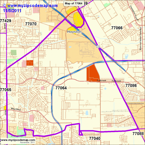 map of 77064