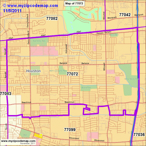 map of 77072