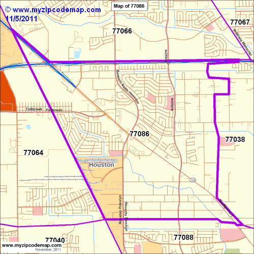 map of 77086