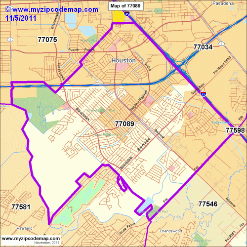 map of 77089