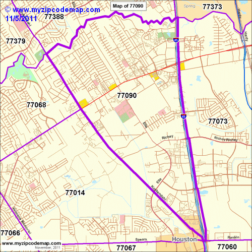map of 77090