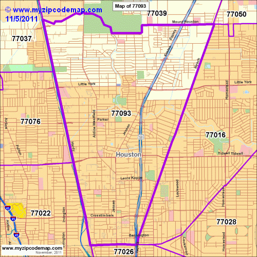 map of 77093