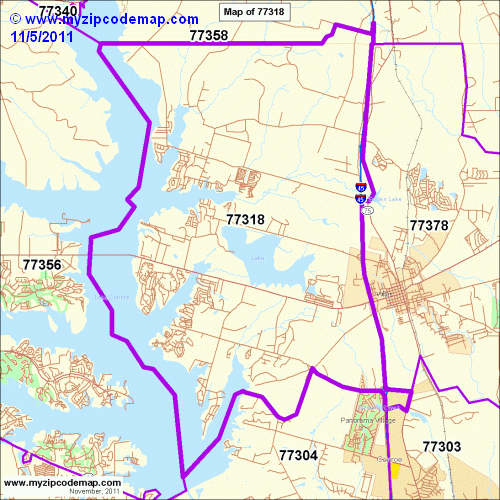 map of 77318