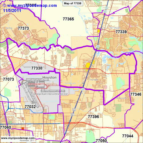 map of 77338