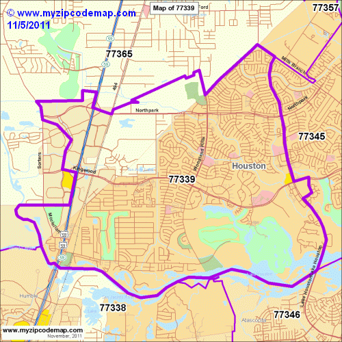 map of 77339