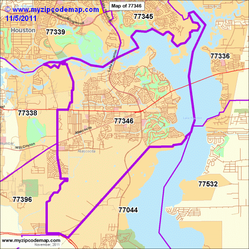 map of 77346