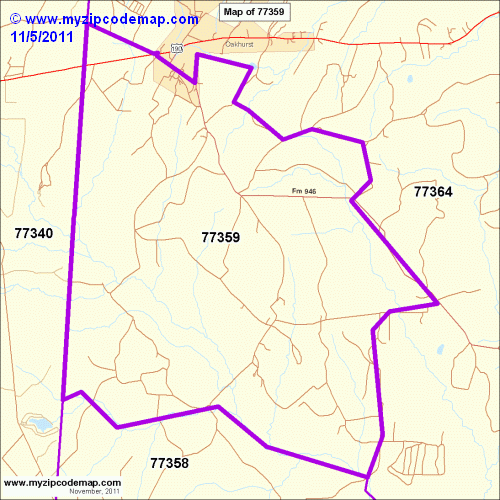 map of 77359