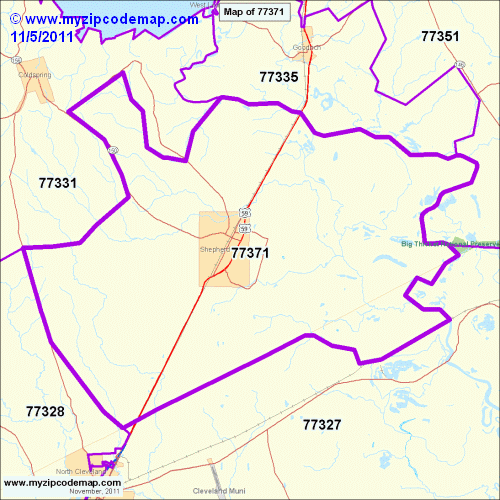 map of 77371