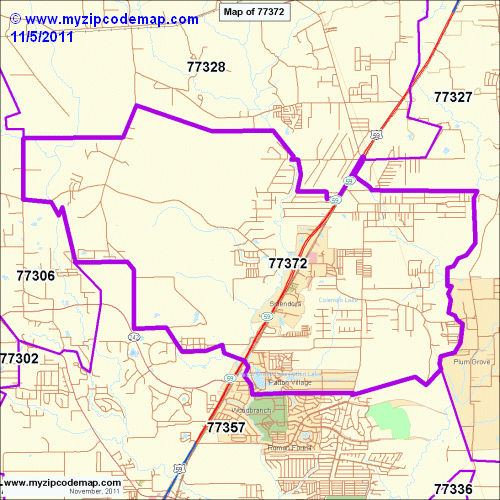 map of 77372