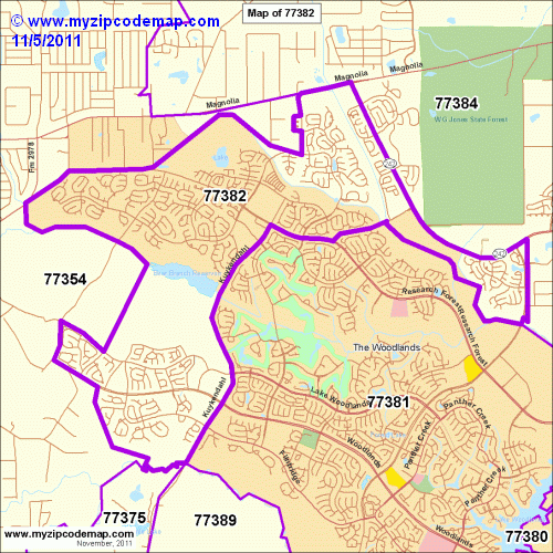 map of 77382