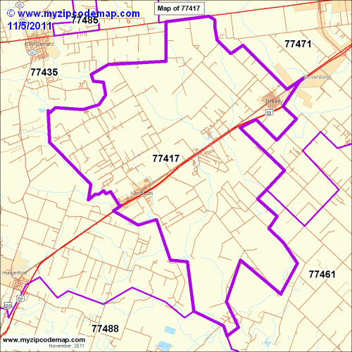 map of 77417