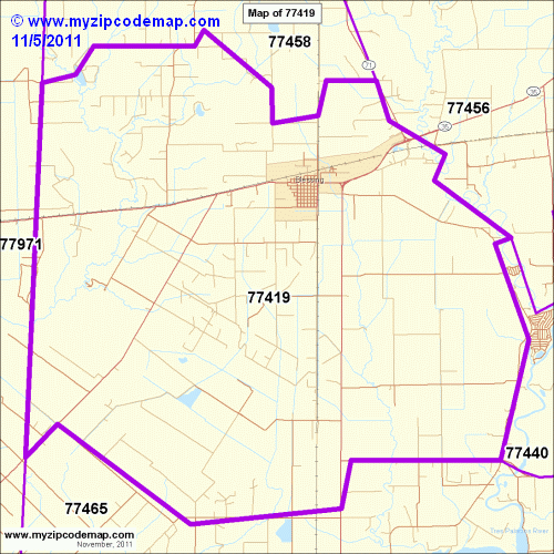 map of 77419