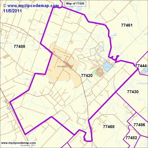 map of 77420