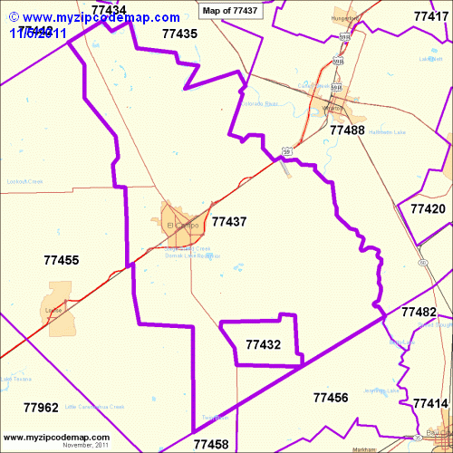 map of 77437