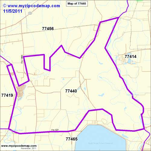 map of 77440