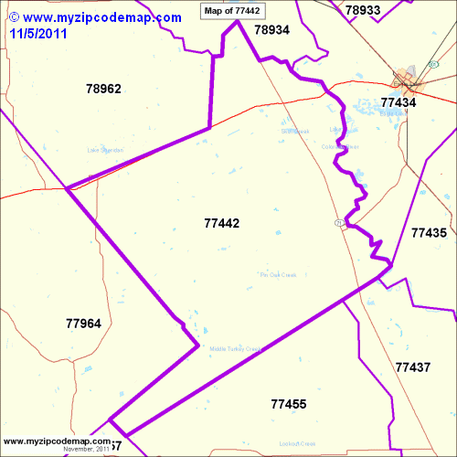 map of 77442