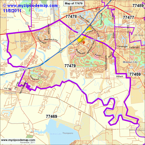 map of 77479
