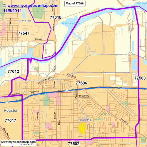 map of 77506
