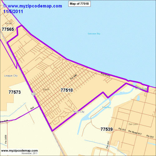 map of 77518