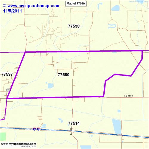 map of 77560