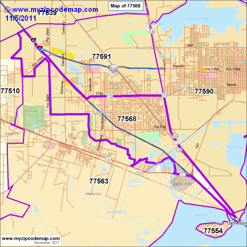map of 77568
