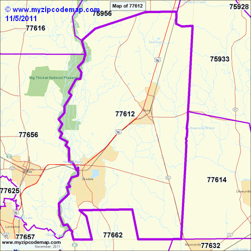 map of 77612