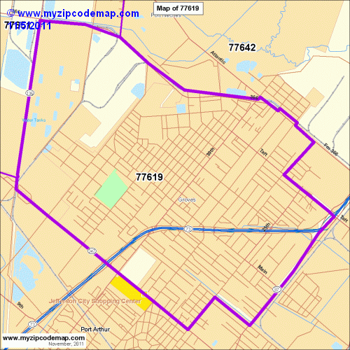 map of 77619