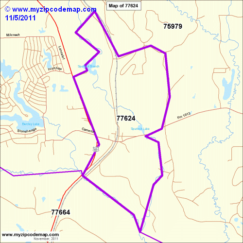 map of 77624