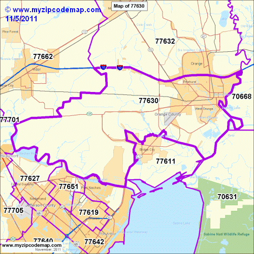 map of 77630