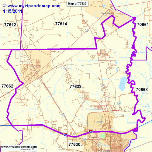 map of 77632