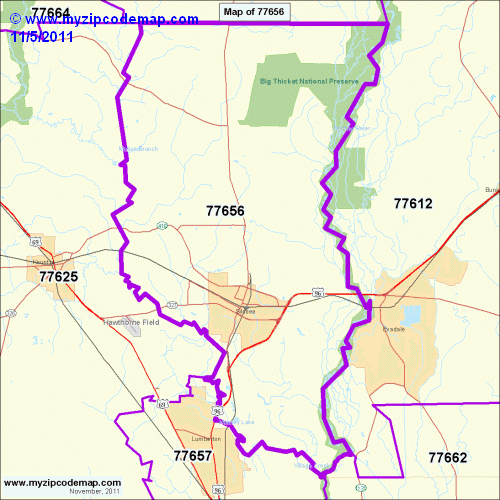 map of 77656