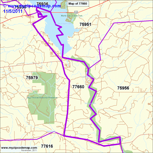 map of 77660