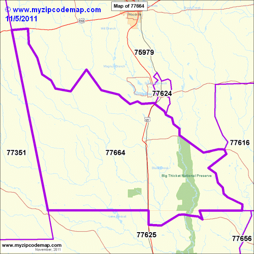map of 77664