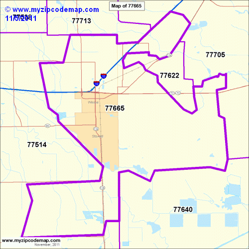 map of 77665