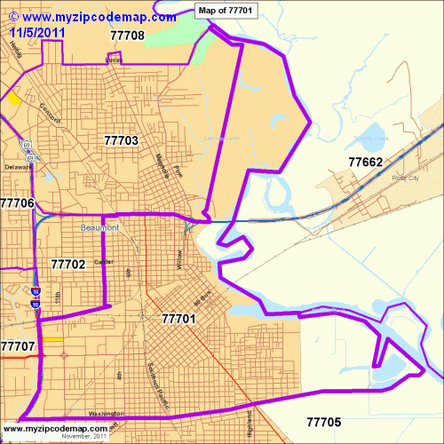 map of 77701